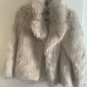 Top shop faux fur